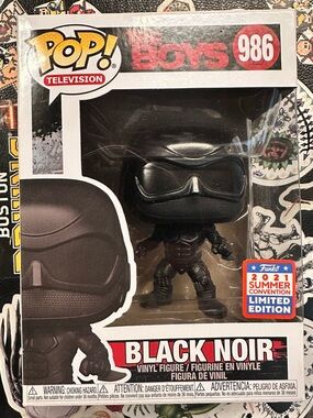 Black Noir Funko Pop! Television #986 Vinyl Figure - The Boys SDCC 2021